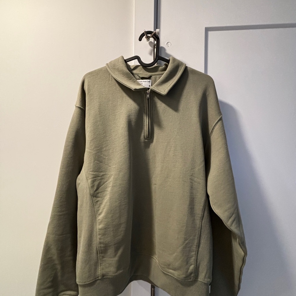 Frank and Oak Half Zip Sweater